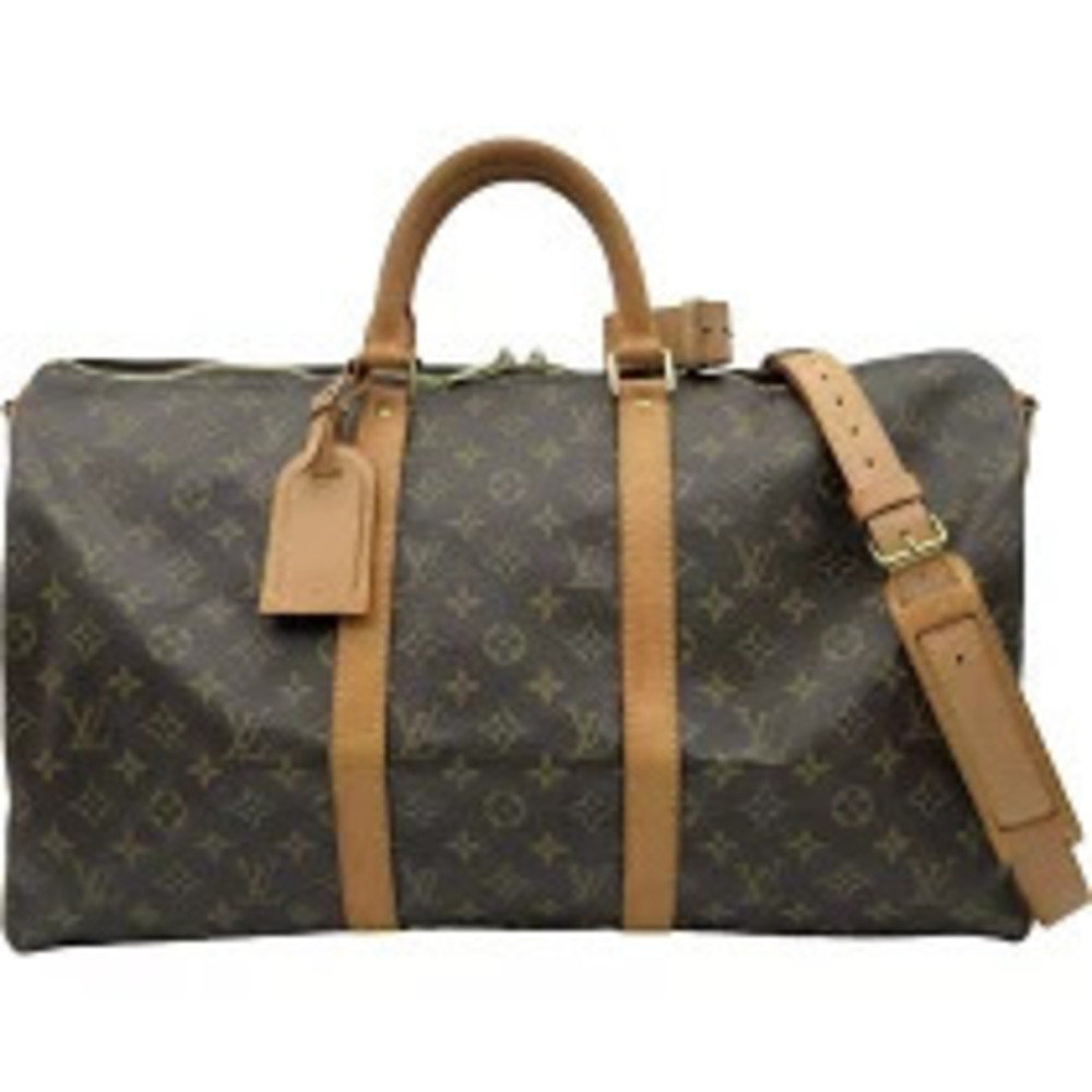 Louis Vuitton Keepall Bandouliere Monogram Boston Bag